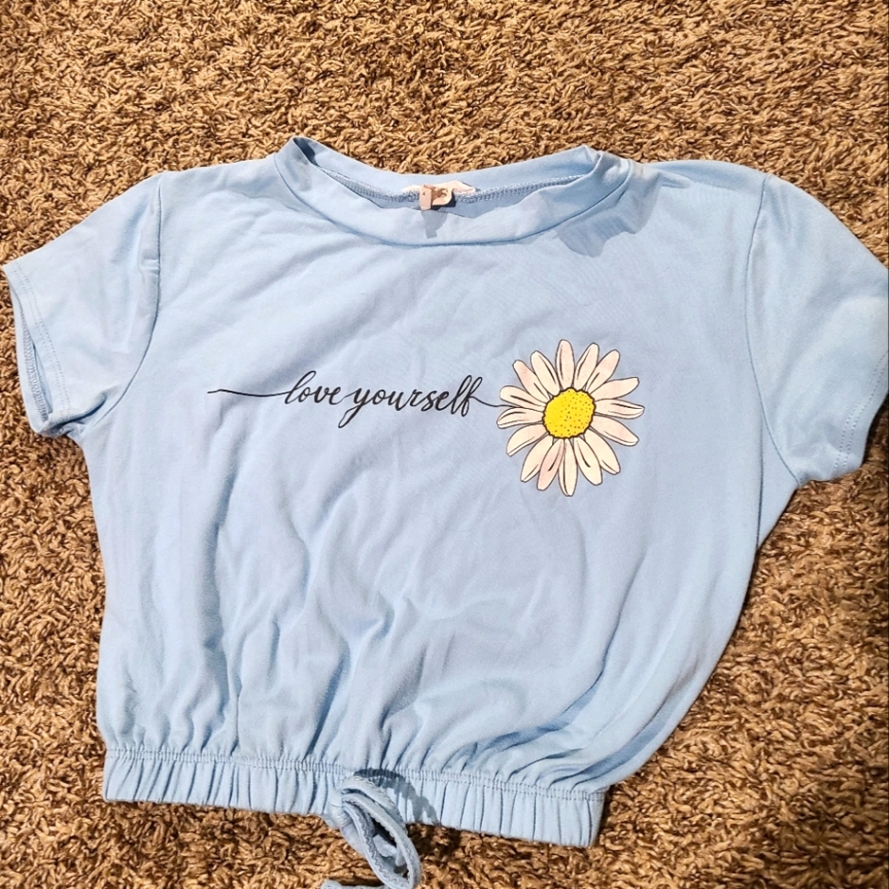 Flower crop top